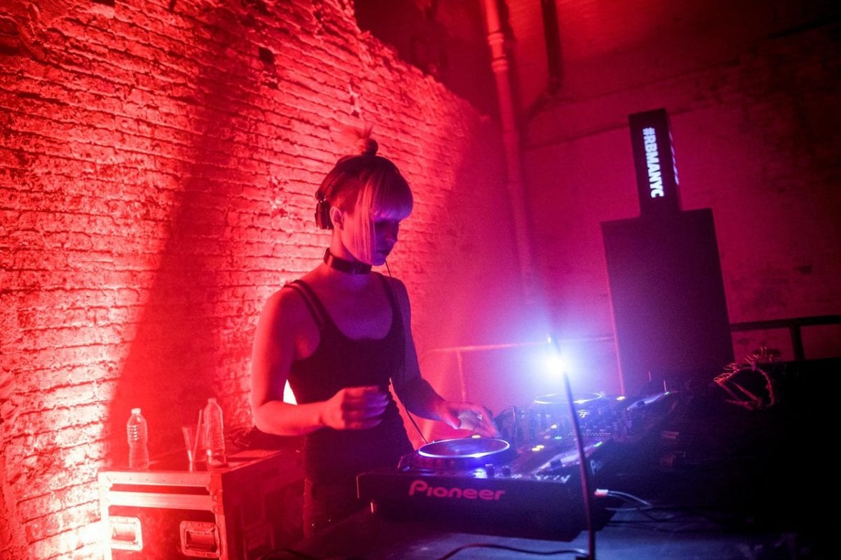 Volvox performs at Technopolis, part of the Red Bull Music Academy Festival, at The 1896 Studio Stages in Brooklyn, NY, USA on 14 May, 2016.