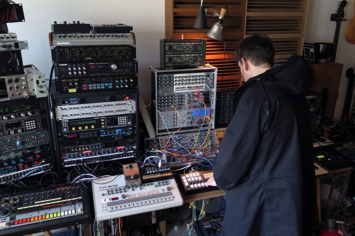 In The Studio with Efdemin - Photo by Tom Durston for Inverted Audio