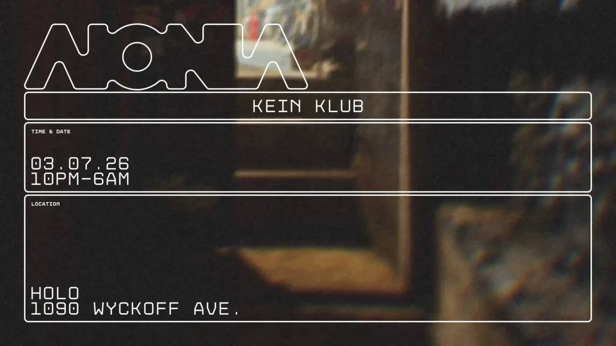 Kein Klub bring Mor Elian, Fabrizio Mammarella and Giulia Gutterer to New York - Inverted Audio