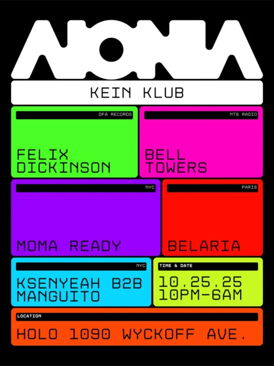 Aionia Present Kein Klub At H0l0 Bell Towers, Felix Dickinson, Moma Ready, Belaria, And Ksenyeah B2b Manguito