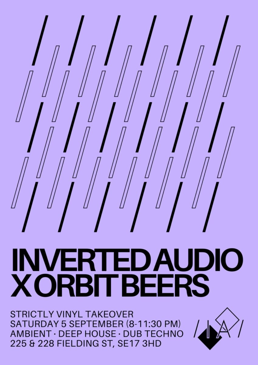 Inverted Audio x Orbit Beers Brewery & Taproom Takeover - Inverted Audio