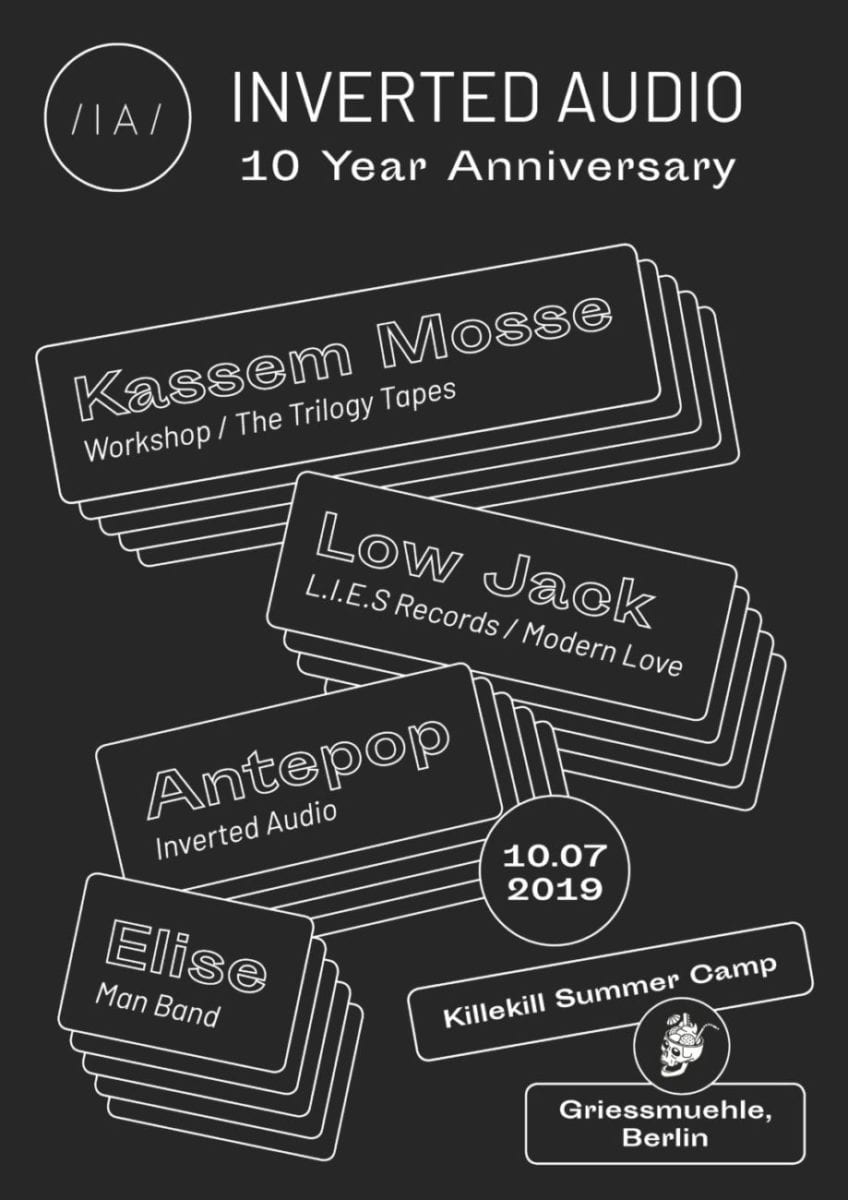 10 Years of Inverted Audio with Kassem Mosse, Low Jack, Antepop, Elise at Griessmuehle